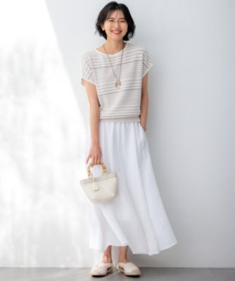 23区｜【洗える】LIBECOリネン フレアスカート | Rakuten