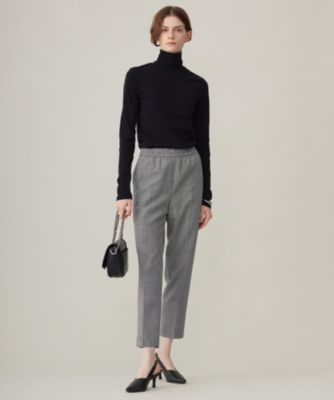 ICB(アイシービー)の【洗える】ウール2WAYストレッチ ドロストパンツ