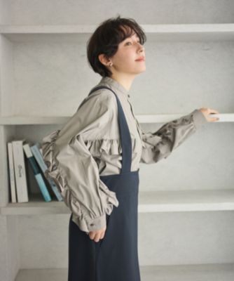 antiqua フリルデザインシャツ シャツ レディース トップス 送料