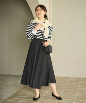 ◆新品◆ #Newans 花乃まりあさんコラボ サーキュラースカート フレア 花乃まりあさんコラボ〉サーキュラースカート / #Newans