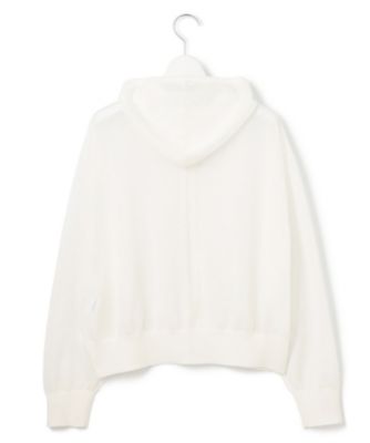 23区(ニジュウサンク)の【洗える】シャイニーシアー ニット パーカー