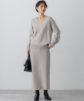 23区(ニジュウサンク)の【VERY掲載/洗える】カシミヤブレンド Iライン