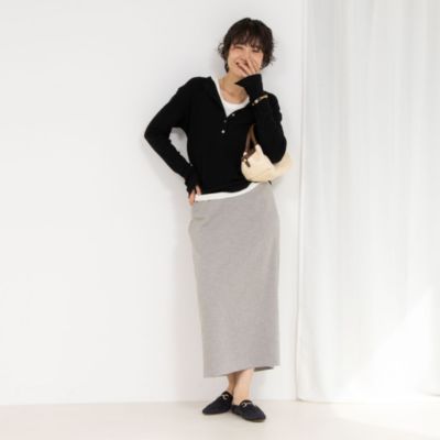 NOLLEY'S(ノーリーズ)のカシミヤシルクヘンリー2WAYプルオーバー