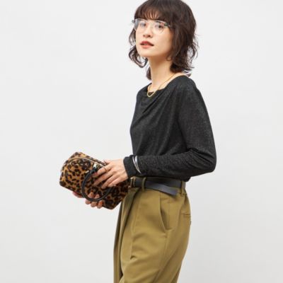 ノーリーズソフィー（NOLLEY’S sophi）/ウォッシャブルカシミヤシルクシアーラメドレープロンT NOLLEY'S sophi(ノーリーズソフィー)のウォッシャブルカシミヤシルク