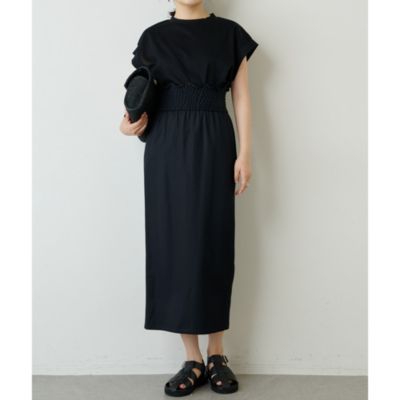 美品 ウィムガゼット テンジクワイドスリーブプルオーバー ブラック Whim Gazette(ウィム ガゼット)のテンジクワイドスリーブプル