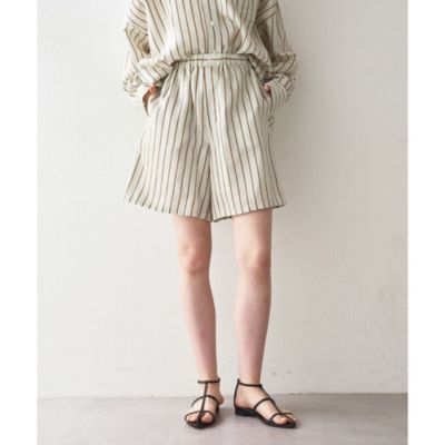 Whim Gazette(ウィム ガゼット)のストライプショートパンツ通販