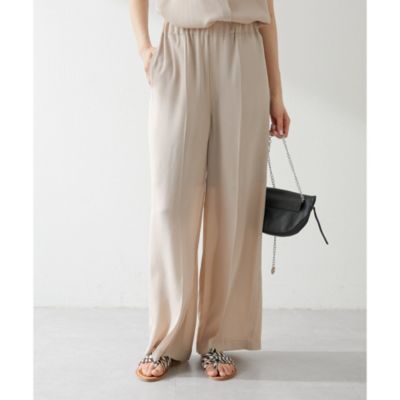 Whim Gazette(ウィム ガゼット)のシルクシアーパンツ通販