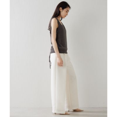 Whim Gazette(ウィム ガゼット)のローゲージニットキャミソール通販