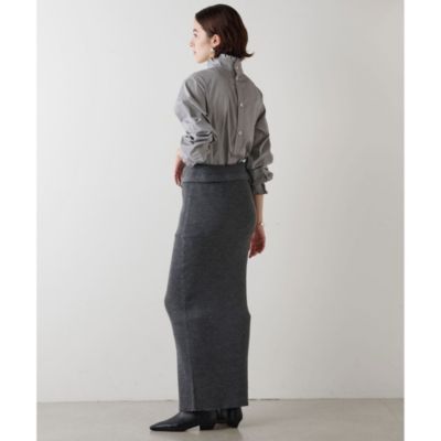 Whim Gazette(ウィム ガゼット)のハイネックフリルブラウス通販