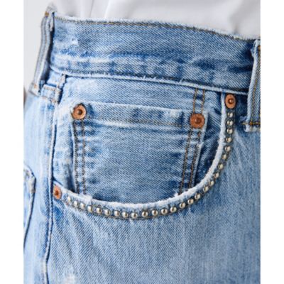 Whim Gazette(ウィム ガゼット)の【Jeanie Blue】STUD DENIMパンツ通販