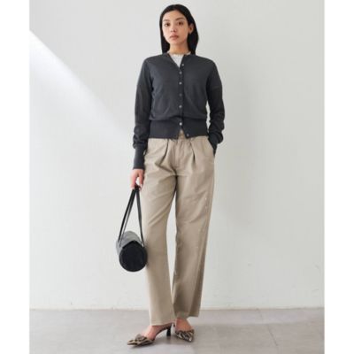 Whim Gazette(ウィム ガゼット)のハイゲージ天竺カーディガン