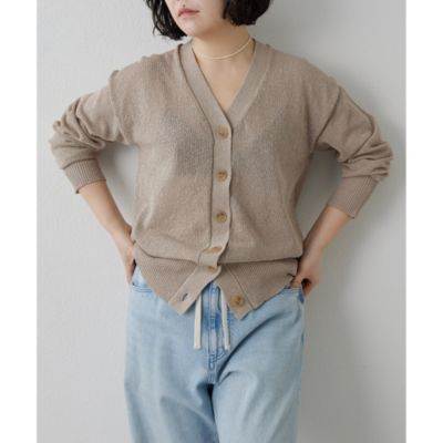 Whim Gazette(ウィム ガゼット)のペーパーヤーンカーディガン