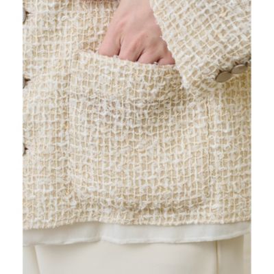 Whim Gazette(ウィム ガゼット)の【GEMINI】ツイードジャケット通販