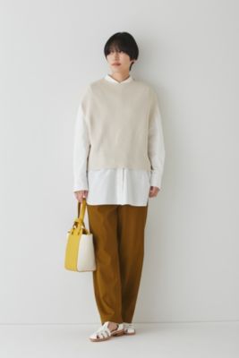 human woman(ヒューマン ウーマン)の◇Wゴムリラックスパンツ