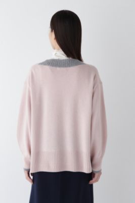 human woman / ヒューマンウーマン ◆ウールカシミヤＶネックニットプルオーバー human woman(ヒューマン ウーマン)の◇ウールカシミヤVネック