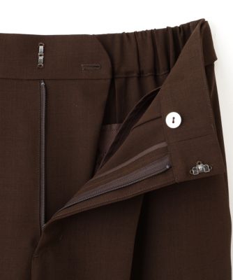 ADORE ストレッチツイルパンツ　アドーア　38 ブラウン　アドーア ADORE(アドーア)の◇ドライツイルパンツ通販 | 集英社HAPPY PLUS STORE