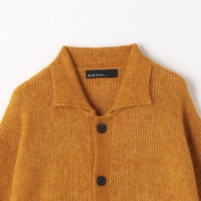 UNITED ARROWS green label relaxing：MEN’S アルパカミックス ポロカーディガン