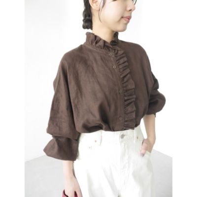 【美品】リネンブラウス B:MING by BEAMS（ビーミング by ビームス）ルランゼフィール