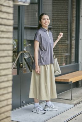美品　24SS Americana 【LEE別注】【接触冷感】接触冷感スキッパー Americana(アメリカーナ)の【LEE別注】【洗える】【接触冷感