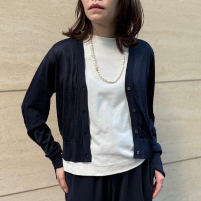 CINOH チノ 21AW オーバーサイズカーディガン セール】【CINOH/チノ】別注 SUVIN LAYERED CARDIGAN/別注ス