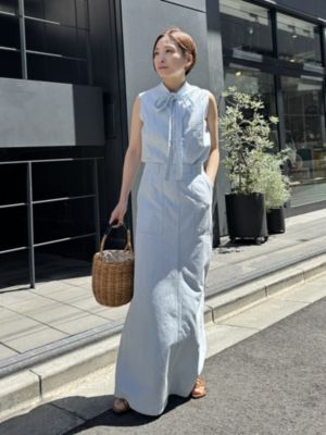 Madisonblue　リネン　フレアスカート FLARE SK MESH | KNIT | MADISONBLUE