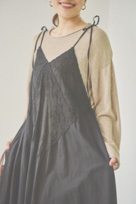 Heriter(エリテ)の【洗える】swatow handkerchief camisole dress通販