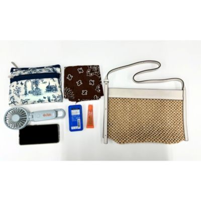 【美品】ORSETTO オルセット　ラフィア レザー　クラッチバッグ ORSETTO/オルセット】Mesh Bag（クラッチバッグ）｜ORSETTO