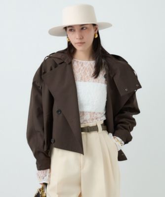 カオスショートコート Chaos(カオス)の◇VACHEMENT◇ショートトレンチコート 25AW通販