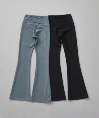 Julier ジュリエ　リブストレッチセミフレアパンツ Julier(ジュリエ)のスパンリブセミフレアパンツ通販 | 集英社HAPPY