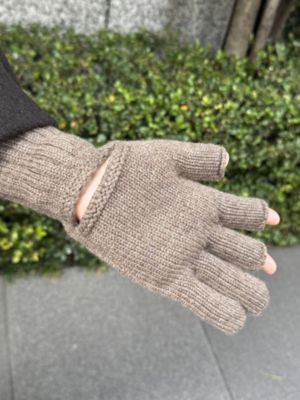 JANE SMITH(ジェーンスミス)の5G THREE FINGERLESS KNIT GLOVES通販