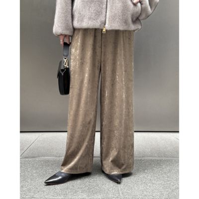 E by eclat優美なセミワイドパンツ￥19,800