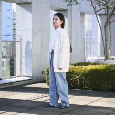 ADAWAS(アダワス)の【HPS別注】TEXTURED STRIPE CARDIGAN通販 | 集英社