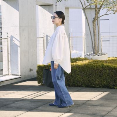 トップス THE SHINZONE LACE-UP BLOUSE LACE-UP BLOUSE – Shinzone