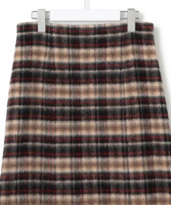 【23区】シャギーチェック スカート 23区｜シャギーチェック スカート | Rakuten Fashion(楽天