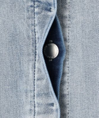 自由区 L(ジユウク エル)の【洗える】ウスカルデニム ジャケット