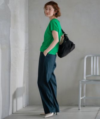 23区(ニジュウサンク)の【洗える】リネンレーヨンストレッチ ドロスト