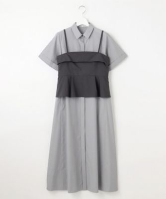 23区(ニジュウサンク)の【CLASSY.コラボ】ビスチェコンビ シャツ