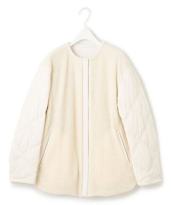 ICB(アイシービー)の【リバーシブル着用可能】 ラミネートパイルキルト