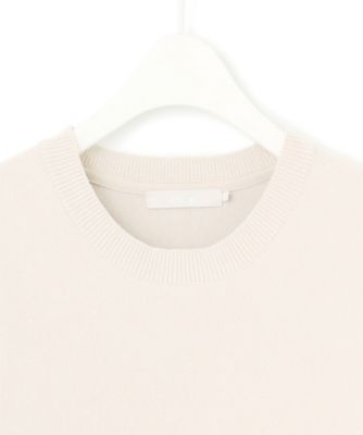 @洗える】コットンシェニール コクーンスリーブニット 洗える】コットンシェニール コクーンスリーブニット / ICB