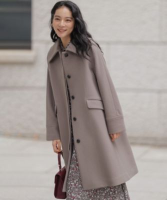 組曲(クミキョク)のウールモッサステンカラー コート通販 | 集英社