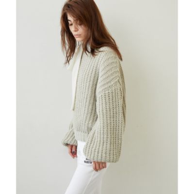 Whim Gazette(ウィム ガゼット)のアゼボリュームスリーブプルオーバー  