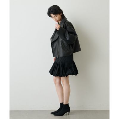 Whim Gazette(ウィム ガゼット)のレザーライダースブルゾン通販
