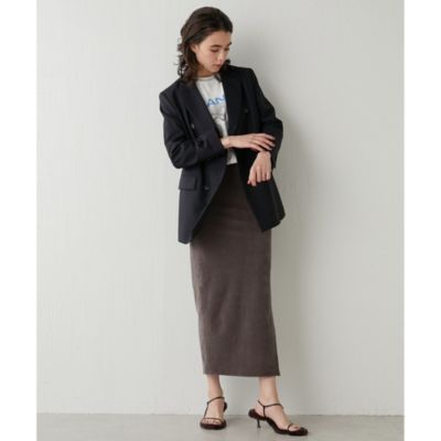 美品 Whim Gazette ウィムガゼット / ストレッチコールスカート Whim Gazette（ウィムガゼット）の「ストレッチコールスカート