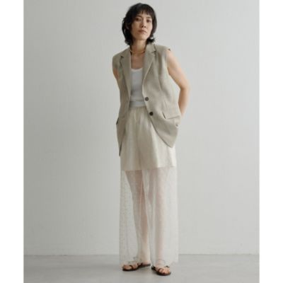 whim gazette ウィムガゼット　シアーハイウエストパンツ シアーハイウエストパンツ | Whim Gazette(ウィム ガゼット)レディース