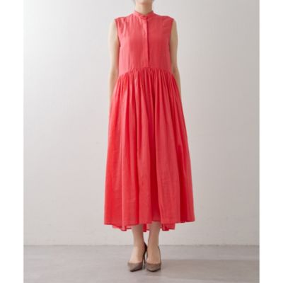 Whim Gazette(ウィム ガゼット)のシルクローンギャザーワンピース通販