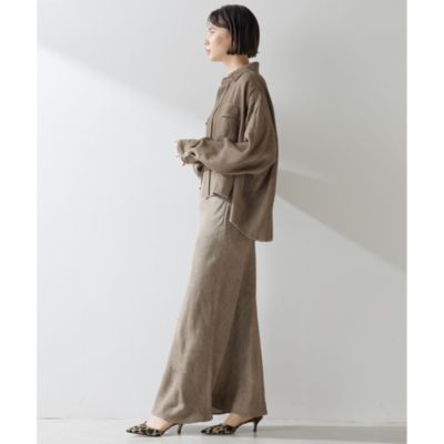 Whim Gazette(ウィム ガゼット)のツイル顔料染めスクエアシャツ通販