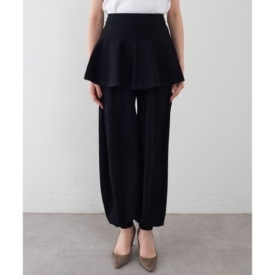 Whim Gazette(ウィム ガゼット)の【GEMINI】レイヤードニットパンツ