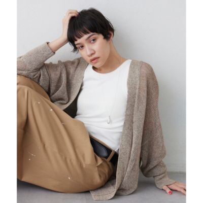 Whim Gazette(ウィム ガゼット)のメッシュニットカーディガン通販 Whim Gazette(ウィム ガゼット)のメッシュニットカーディガン通販