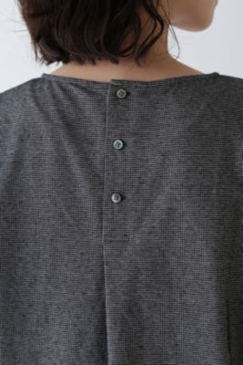 human woman / ヒューマンウーマン ◆４０／ジャガード千鳥ジャージカットソー human woman(ヒューマン ウーマン)の◇40／ジャガード千鳥