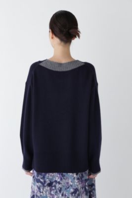 human woman / ヒューマンウーマン ◆ウールカシミヤＶネックニットプルオーバー human woman(ヒューマン ウーマン)の◇ウールカシミヤVネック